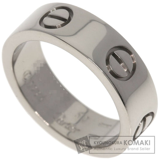 CARTIER love ring #50 Ring K18 White Gold Ladies [Used]