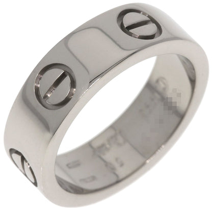 CARTIER love ring #50 Ring K18 White Gold Ladies [Used]
