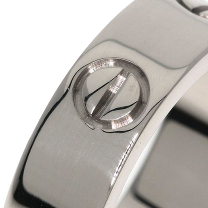 CARTIER love ring #50 Ring K18 White Gold Ladies [Used]
