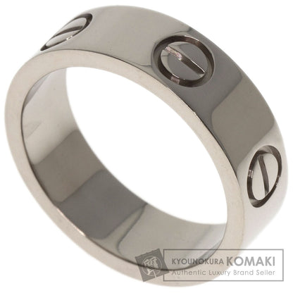 CARTIER   Ring love ring #50 K18 White Gold Ladies