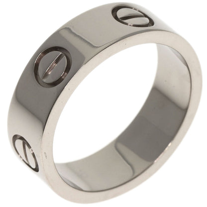 CARTIER   Ring love ring #50 K18 White Gold Ladies