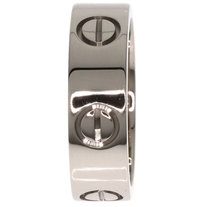 CARTIER   Ring love ring #50 K18 White Gold Ladies