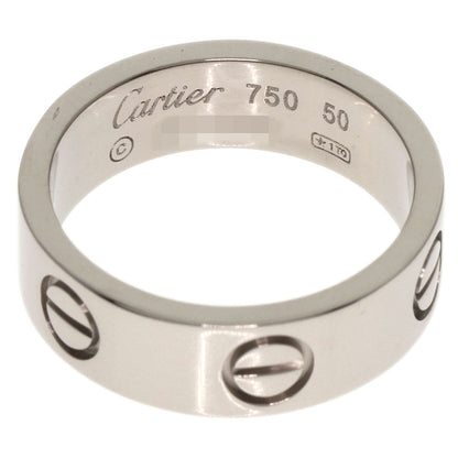 CARTIER   Ring love ring #50 K18 White Gold Ladies
