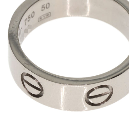 CARTIER   Ring love ring #50 K18 White Gold Ladies