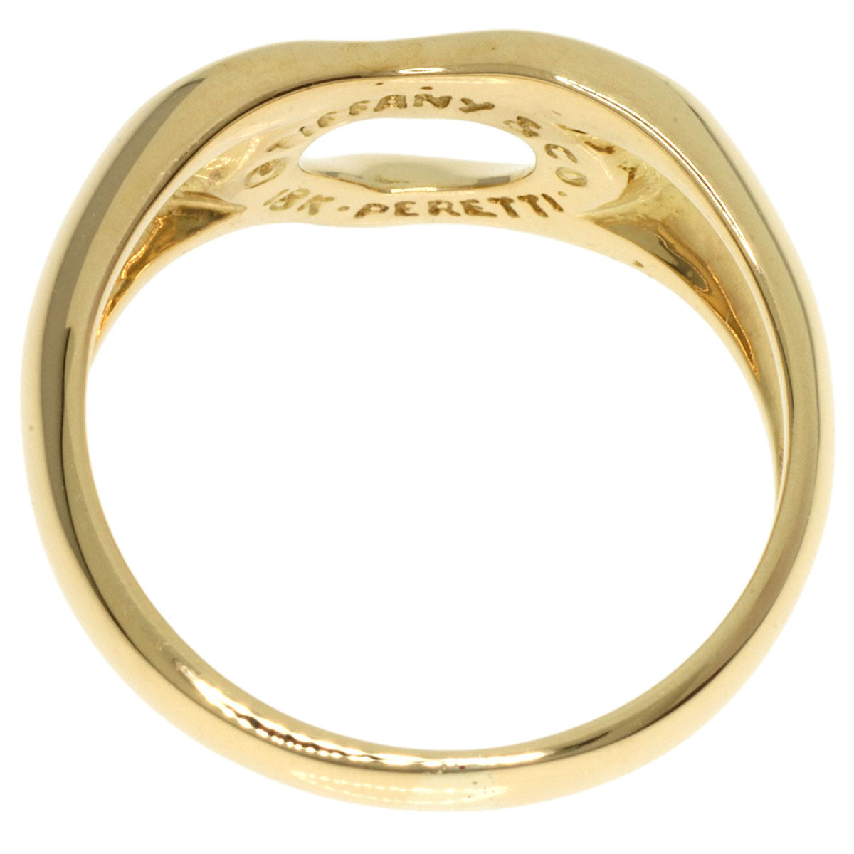 TIFFANY&Co.   Ring Open heart K18 Yellow Gold Ladies