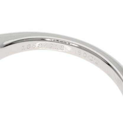 TIFFANY&Co. Solitaire Diamond Knife Edge Ring Platinum PT950 Ladies [Used]