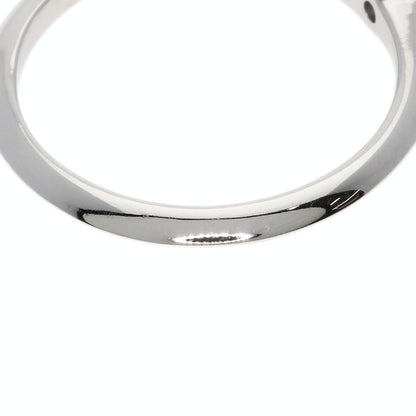 TIFFANY&Co. Solitaire Diamond Knife Edge Ring Platinum PT950 Ladies [Used]