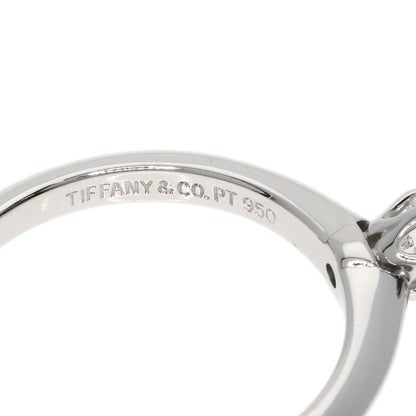 TIFFANY&Co. Solitaire Diamond Knife Edge Ring Platinum PT950 Ladies [Used]