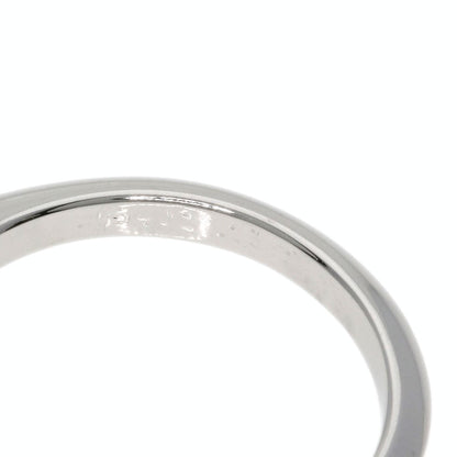 TIFFANY&Co. Solitaire Diamond Knife Edge Ring Platinum PT950 Ladies [Used]