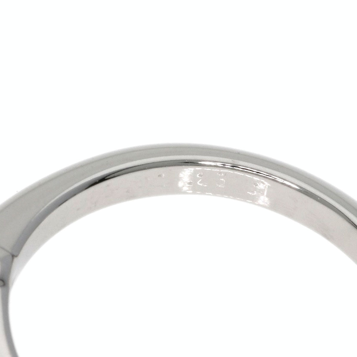 TIFFANY&Co. Solitaire Diamond Knife Edge Ring Platinum PT950 Ladies [Used]