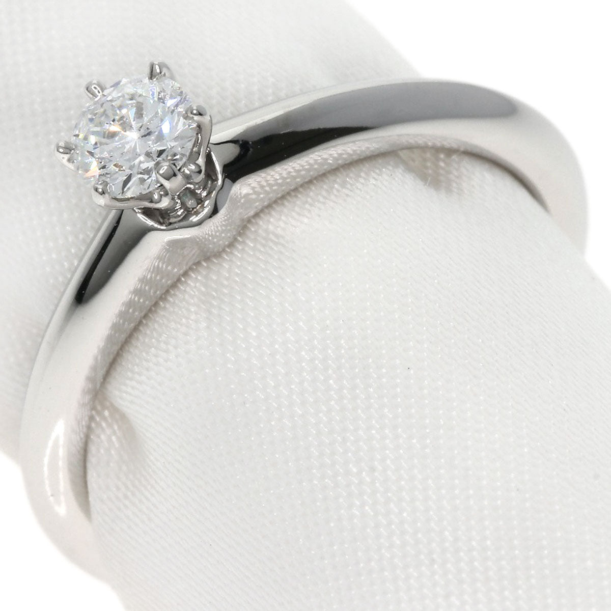 TIFFANY&Co.   Ring Solitaire Diamond Platinum PT950 Ladies