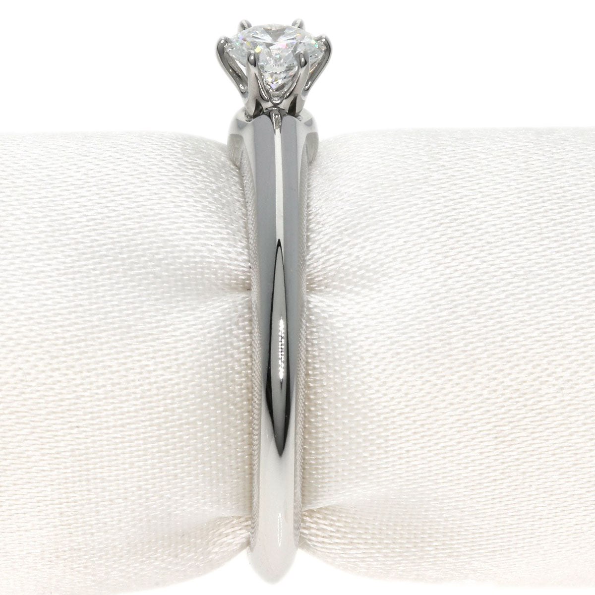 TIFFANY&Co.   Ring Solitaire Diamond Platinum PT950 Ladies