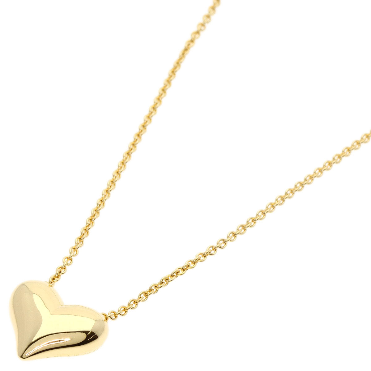 TIFFANY&Co.   Necklace Pintide Heart K18 Yellow Gold Ladies