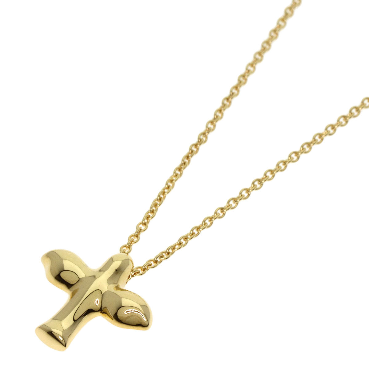 TIFFANY&Co.   Necklace Bird cross K18 Yellow Gold Ladies