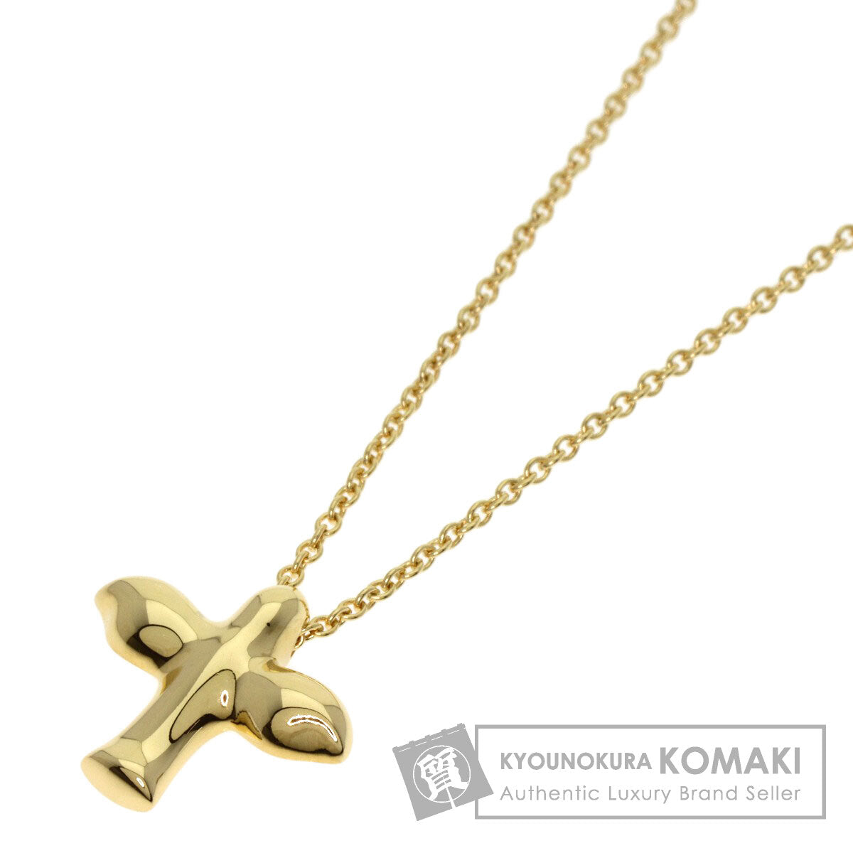 TIFFANY&Co.   Necklace Bird cross K18 Yellow Gold Ladies