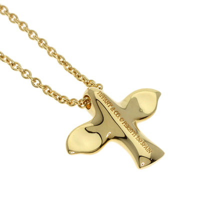 TIFFANY&Co.   Necklace Bird cross K18 Yellow Gold Ladies