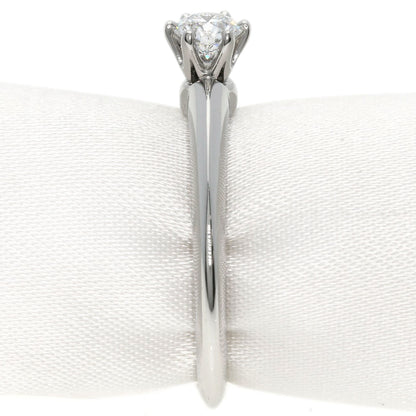 TIFFANY&Co.   Ring Solitaire Diamond Knife Edge Platinum PT950 Ladies