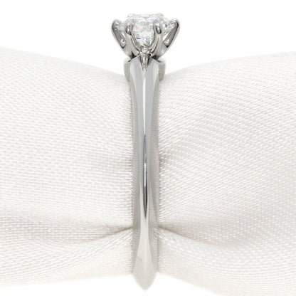 TIFFANY&Co.   Ring Solitaire Diamond Knife Edge Platinum PT950 Ladies