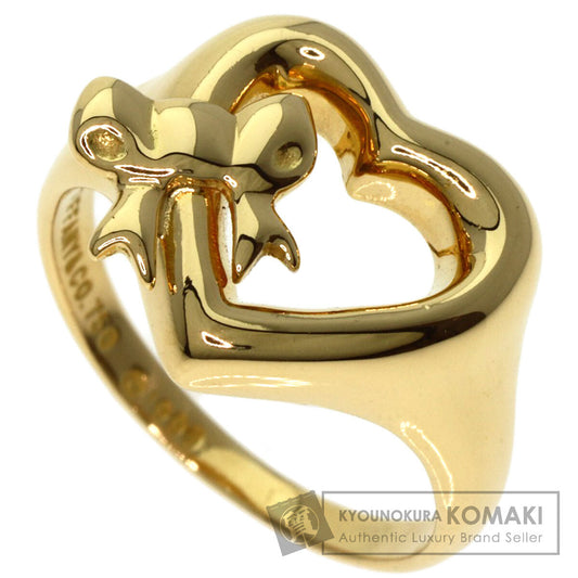 TIFFANY&Co.   Ring Ribbon heart K18 Yellow Gold Ladies