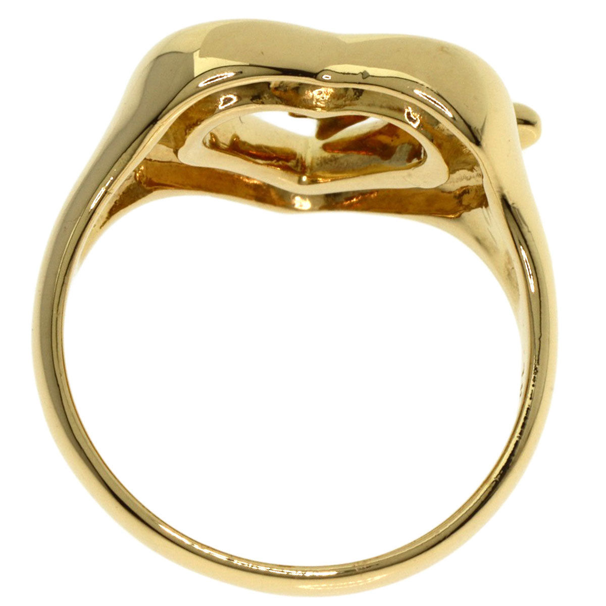 TIFFANY&Co.   Ring Ribbon heart K18 Yellow Gold Ladies