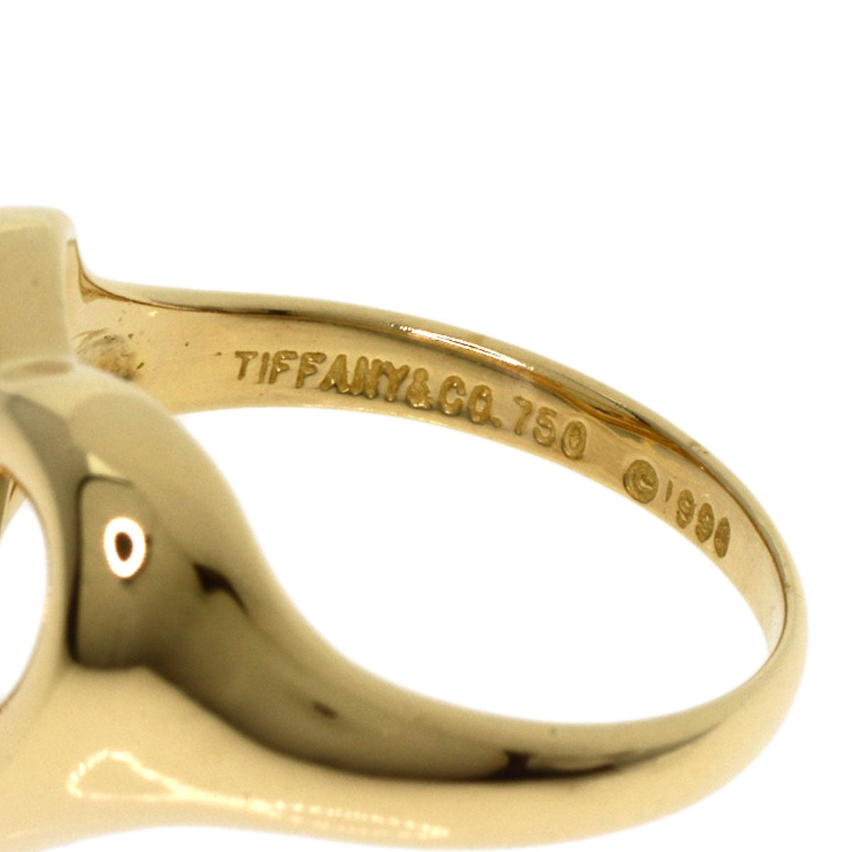 TIFFANY&Co.   Ring Ribbon heart K18 Yellow Gold Ladies