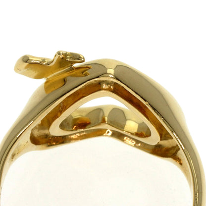 TIFFANY&Co.   Ring Ribbon heart K18 Yellow Gold Ladies