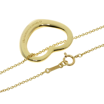 TIFFANY&Co.   Necklace Open heart K18 Yellow Gold Ladies