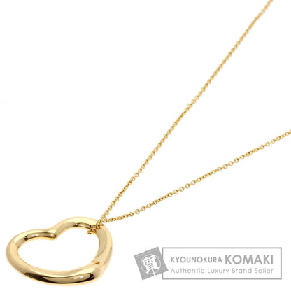 TIFFANY&Co.   Necklace Open heart K18 Yellow Gold Ladies