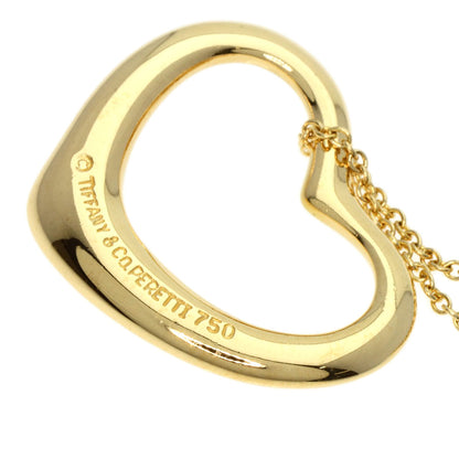 TIFFANY&Co.   Necklace Open heart K18 Yellow Gold Ladies