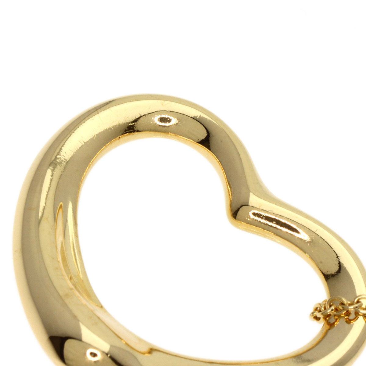 TIFFANY&Co.   Necklace Open heart K18 Yellow Gold Ladies