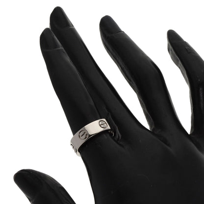 CARTIER love ring #50 Ring K18 White Gold Ladies [Used]