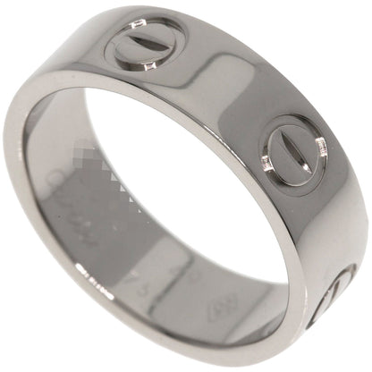 CARTIER love ring #49 Ring K18 White Gold Ladies [Used]
