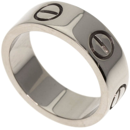 CARTIER   Ring love ring #47 K18 White Gold Ladies