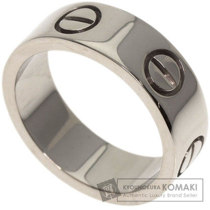 CARTIER   Ring love ring #47 K18 White Gold Ladies
