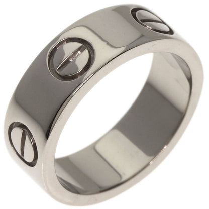 CARTIER   Ring love ring #47 K18 White Gold Ladies