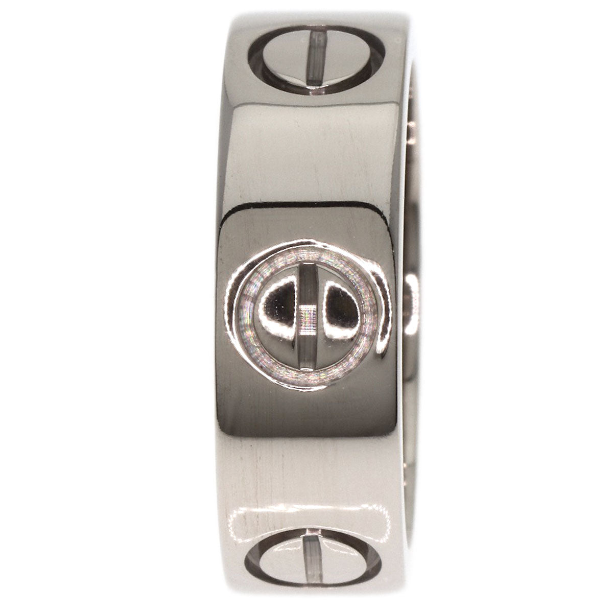 CARTIER   Ring love ring #47 K18 White Gold Ladies