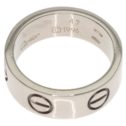 CARTIER   Ring love ring #47 K18 White Gold Ladies