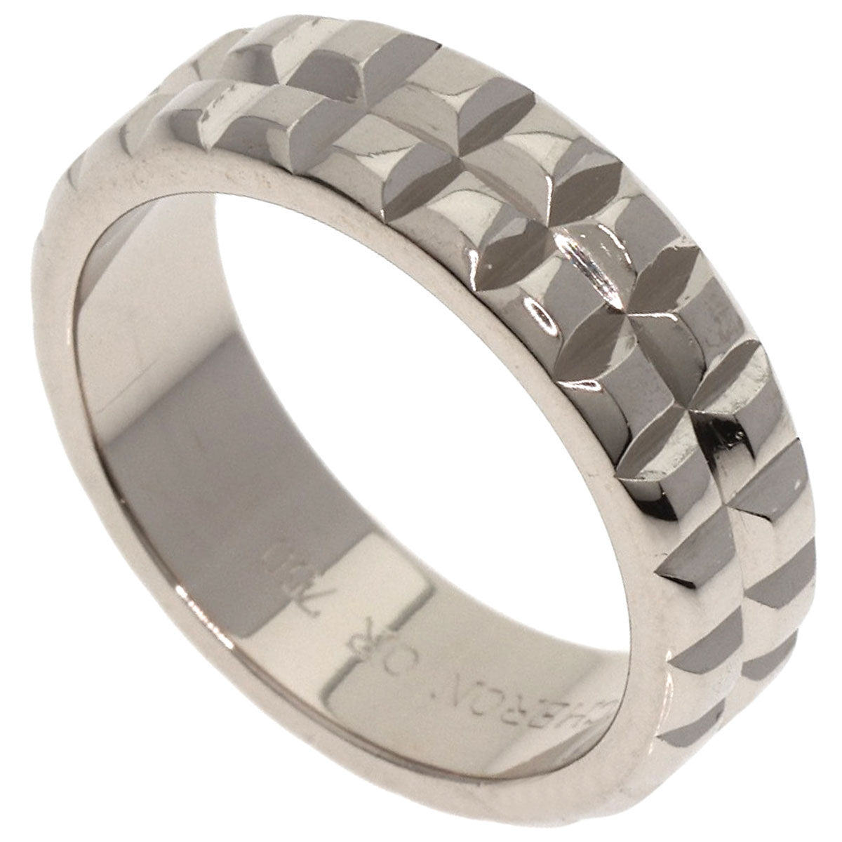 Boucheron Quatre Clos de Paris Pointe de Diamant Ring K18 White Gold Ladies [Used]