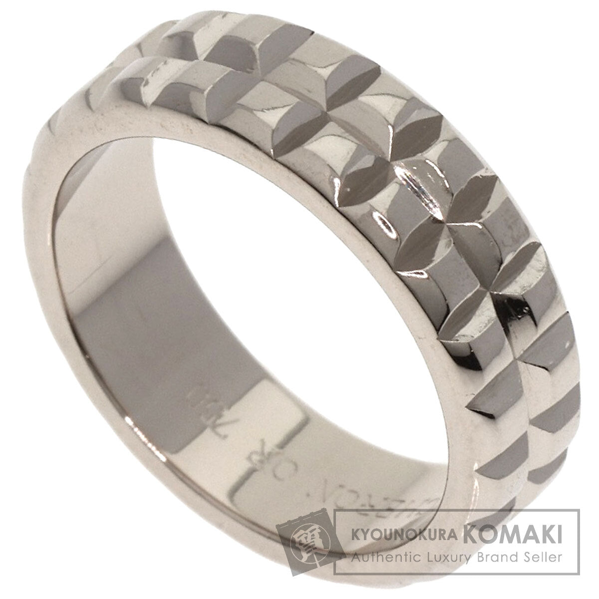 Boucheron Quatre Clos de Paris Pointe de Diamant Ring K18 White Gold Ladies [Used]