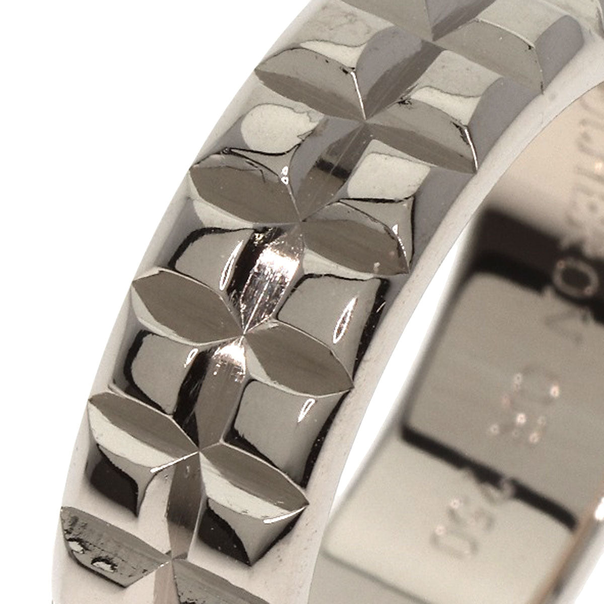 Boucheron Quatre Clos de Paris Pointe de Diamant Ring K18 White Gold Ladies [Used]