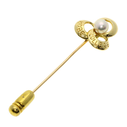 MIKIMOTO   Brooch College Brooch Pearl Pearl K18 Yellow Gold Ladies