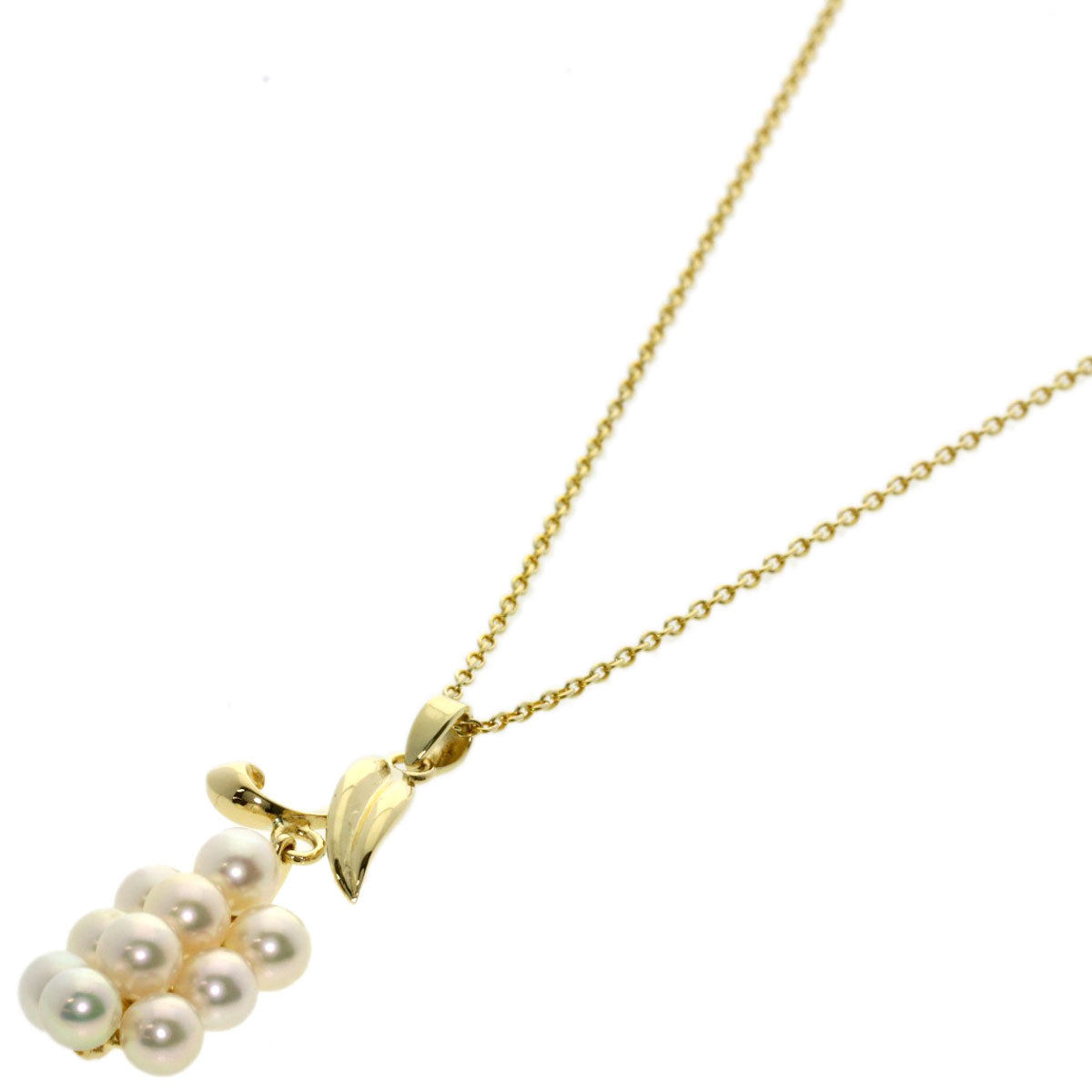 MIKIMOTO Pearl Pearl Necklace K14 Yellow Gold Ladies [Used]