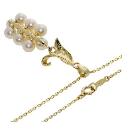 MIKIMOTO Pearl Pearl Necklace K14 Yellow Gold Ladies [Used]