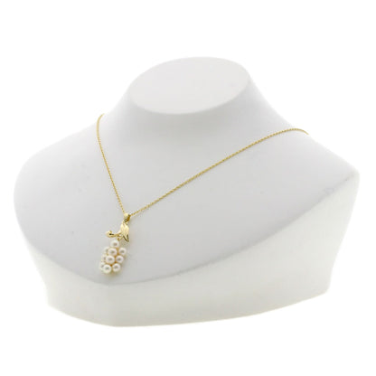 MIKIMOTO Pearl Pearl Necklace K14 Yellow Gold Ladies [Used]