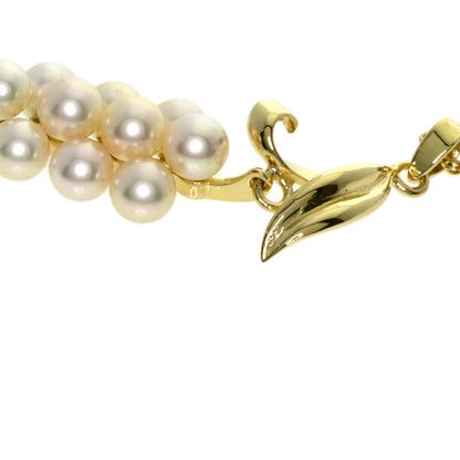 MIKIMOTO Pearl Pearl Necklace K14 Yellow Gold Ladies [Used]