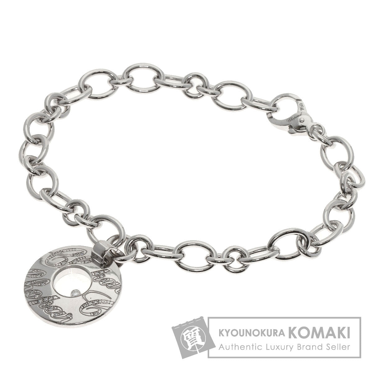 Chopard   Bracelet Happy diamond K18 White Gold Ladies