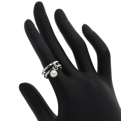 MIKIMOTO   Ring Pearl Pearl Diamond Platinum PT950 Ladies