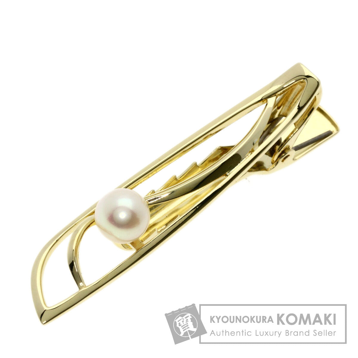 MIKIMOTO   Tie pin Pearl Pearl K14 Yellow Gold mens