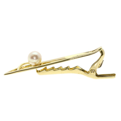 MIKIMOTO   Tie pin Pearl Pearl K14 Yellow Gold mens