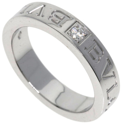 BVLGARI   Ring Double logo Diamond K18 White Gold Ladies